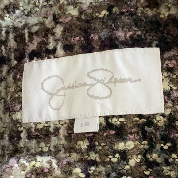 ModCloth Jessica Simpson wool blend zippered car coat, L, used. - Picture 4 of 11